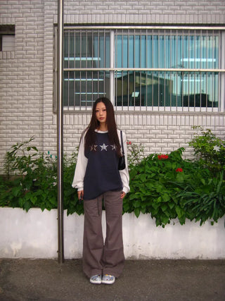 Leopard print raglan T-shirt