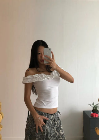 Washer Off-Shoulder Top