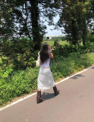 Polka dot skirt