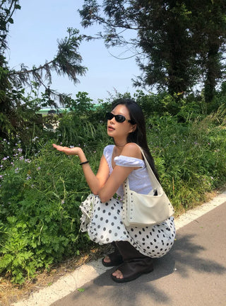 Polka dot skirt