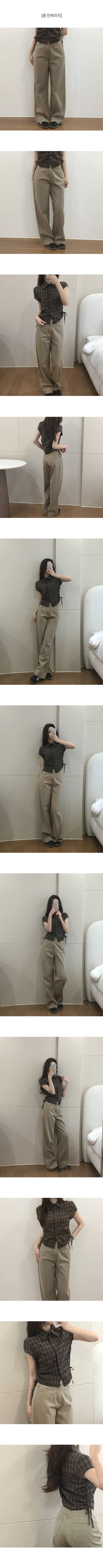 [2 types] Basic wide pants