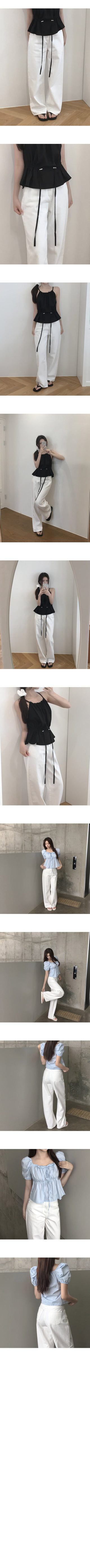 [2 types] Basic wide pants