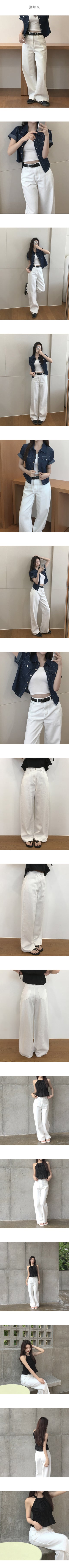 [2 types] Basic wide pants