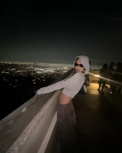Cropped hoodie