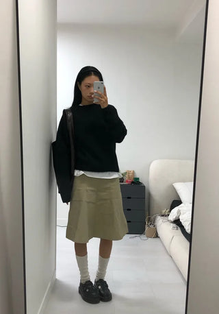 Basic mini skirt