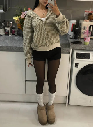 Basic knit wide-leg pants