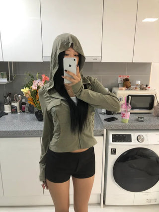 Suede shorts