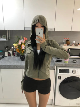 Suede shorts