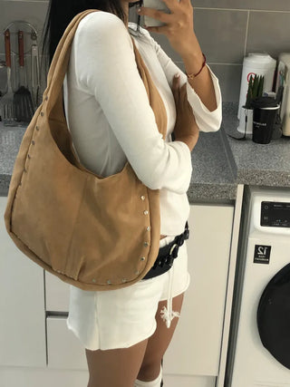 Suede back