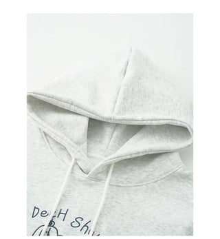 (2 colors) Printed Oversized Hoodie