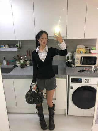 Basic long-sleeved shirt