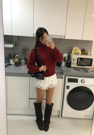 (7 colors) Wool Crew Neck Knit