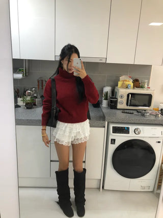 (7 colors) Wool Crew Neck Knit