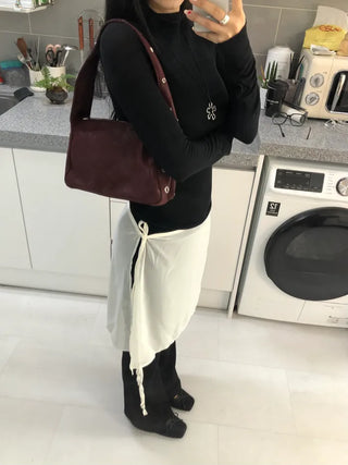 (3 colors) Chiffon Wrap Skirt