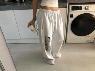 (2 colors) Character print pants