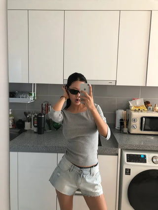 Basic denim skirt