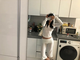 (2 colors) Mid-length pants