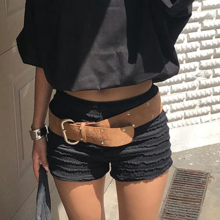 (2 colors) Frilled shorts