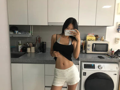 (2 colors) Frilled shorts