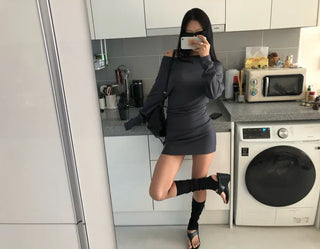 [3 colors] Slate Off-Dress