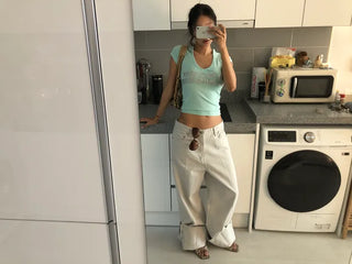 [2 colors] Vanilla Wide Jeans