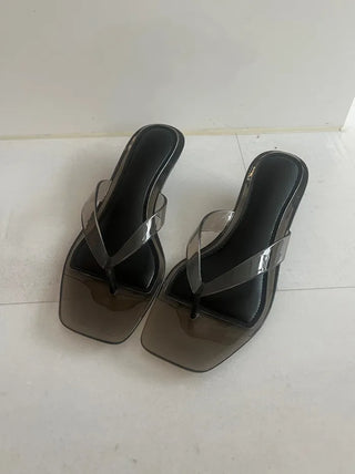 [2 colors] Crystal Jelly Heels