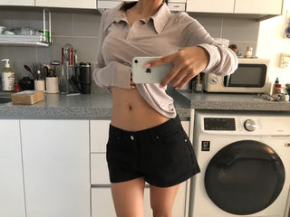 [2 colors] Sleek Line Hot Pants