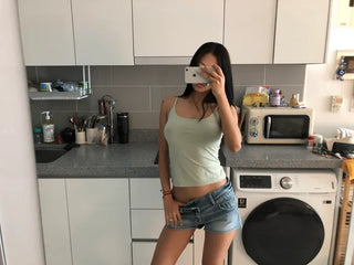 Button Hot Pants