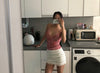 [2 colors] Snow Fringe Mini Skirt