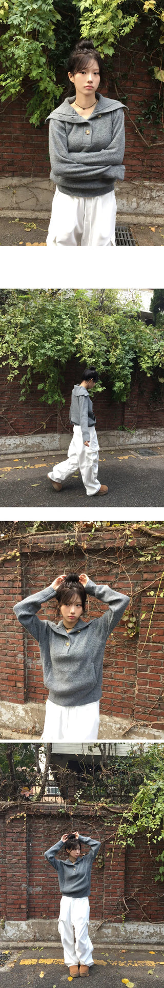 Repeated Open Pocket Knitwear - 2 colors