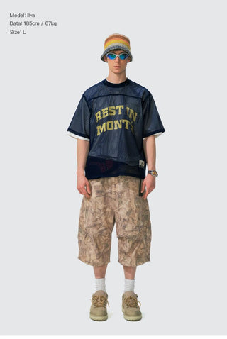 [Monterest] Mesh Jersey Short Sleeve Tee