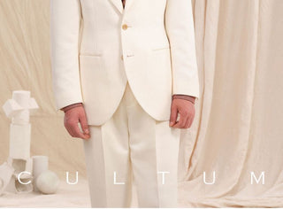 [CULTUM] Cavalry Twill Business Casual Suit Set