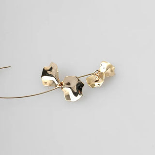 Gold drop earrings
