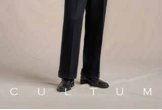 [CULTUM] 1930s Wool Twill Double Pleat Trousers