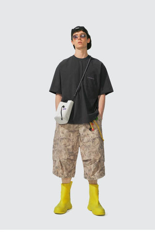 [Monterest] Outdoor Bird Print Oversized T-Shirt