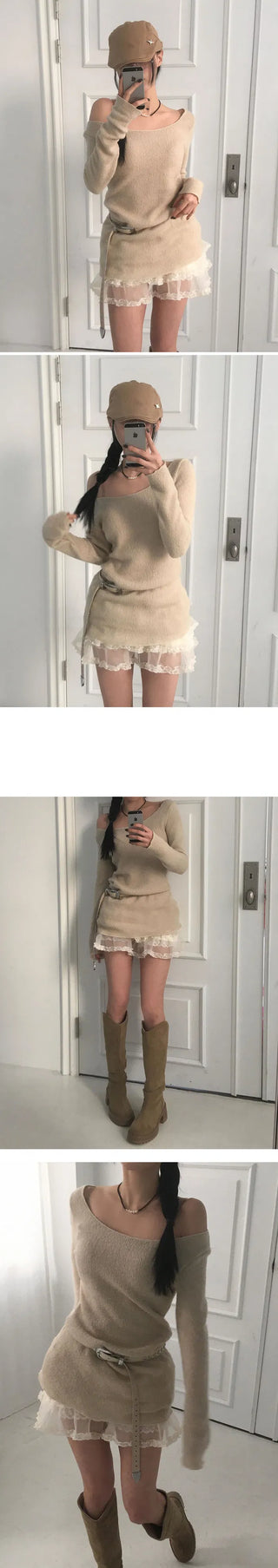 Cancan Frill Pants Skirt - 2 colors