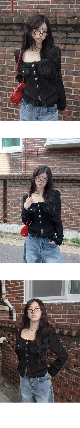 Balloon fit Faded low-rise wide denim pt - 3 colors