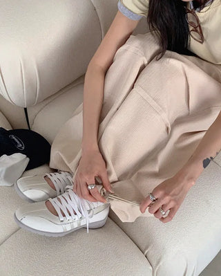 Wide striped pants