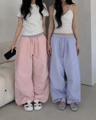 Wide striped pants