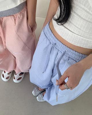 Wide striped pants