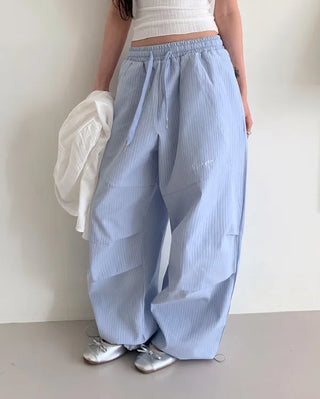 Wide striped pants
