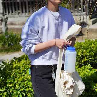 Basic cropped sweatshirt
