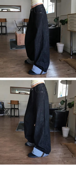Paul You Raw Wide Roll-up Pants - 2 colors