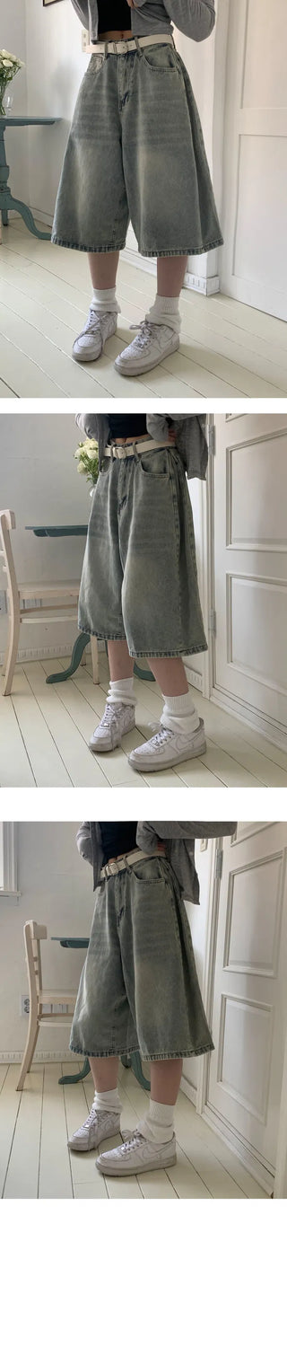 Pintuck Faded Long Bermuda PT - 4 colors