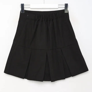 Pleated mini skirt