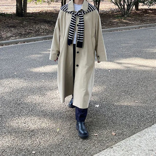 2-way hooded trench coat