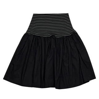 [3 colors] Striped skirt