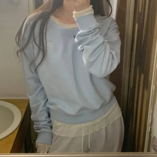 Round Loose Fit Sweatshirt (4c)
