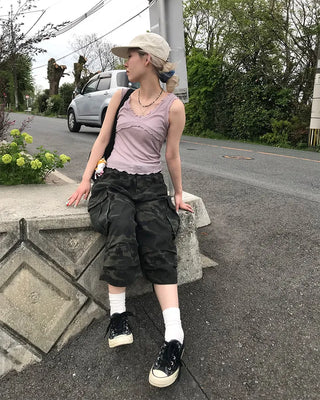 Camouflage Bermuda shorts