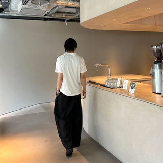 Pointed balloon fit slacks